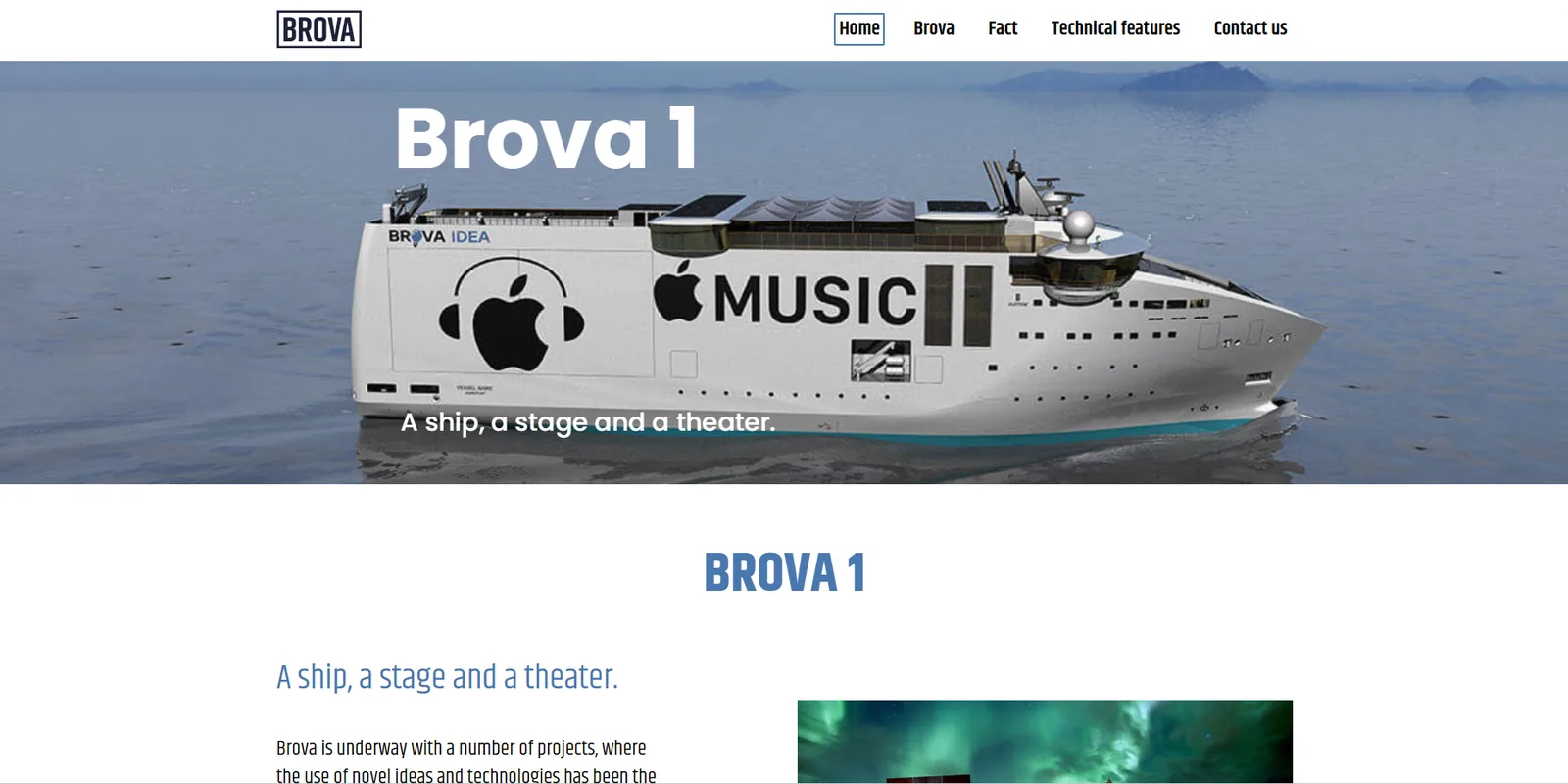 Sajt Brova 1 — brod koji je istovremeno pozornica i pozorište
