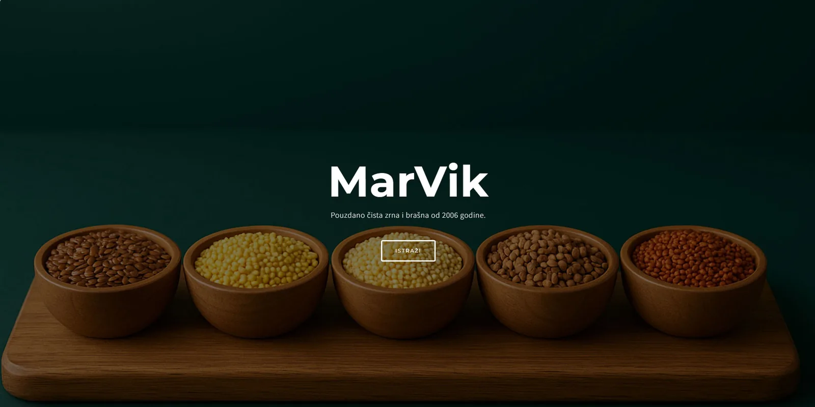 Sajt MarVik — proizvođač hrane