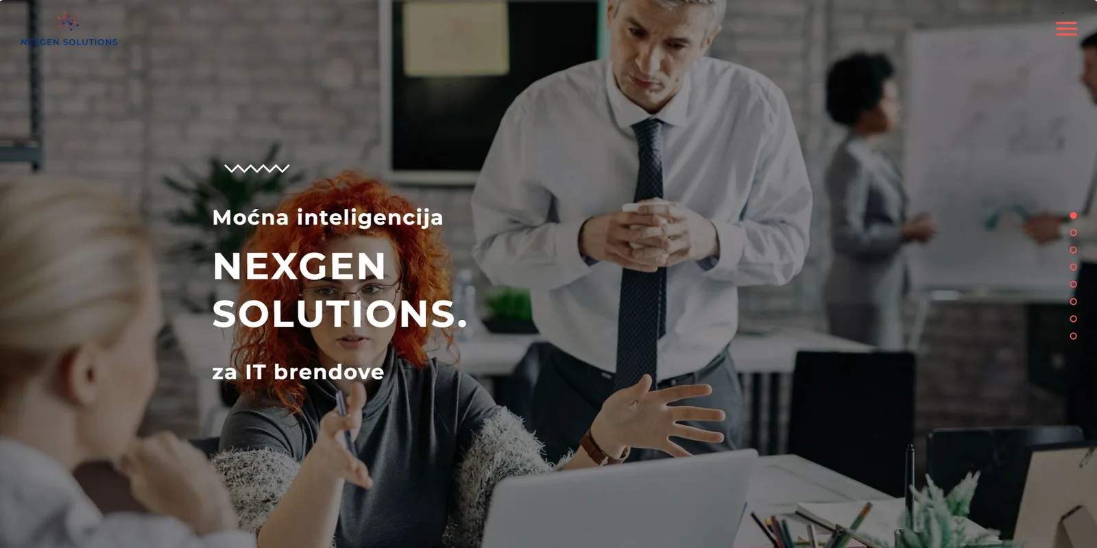 Sajt Nexgen Solutions — IT rešenja